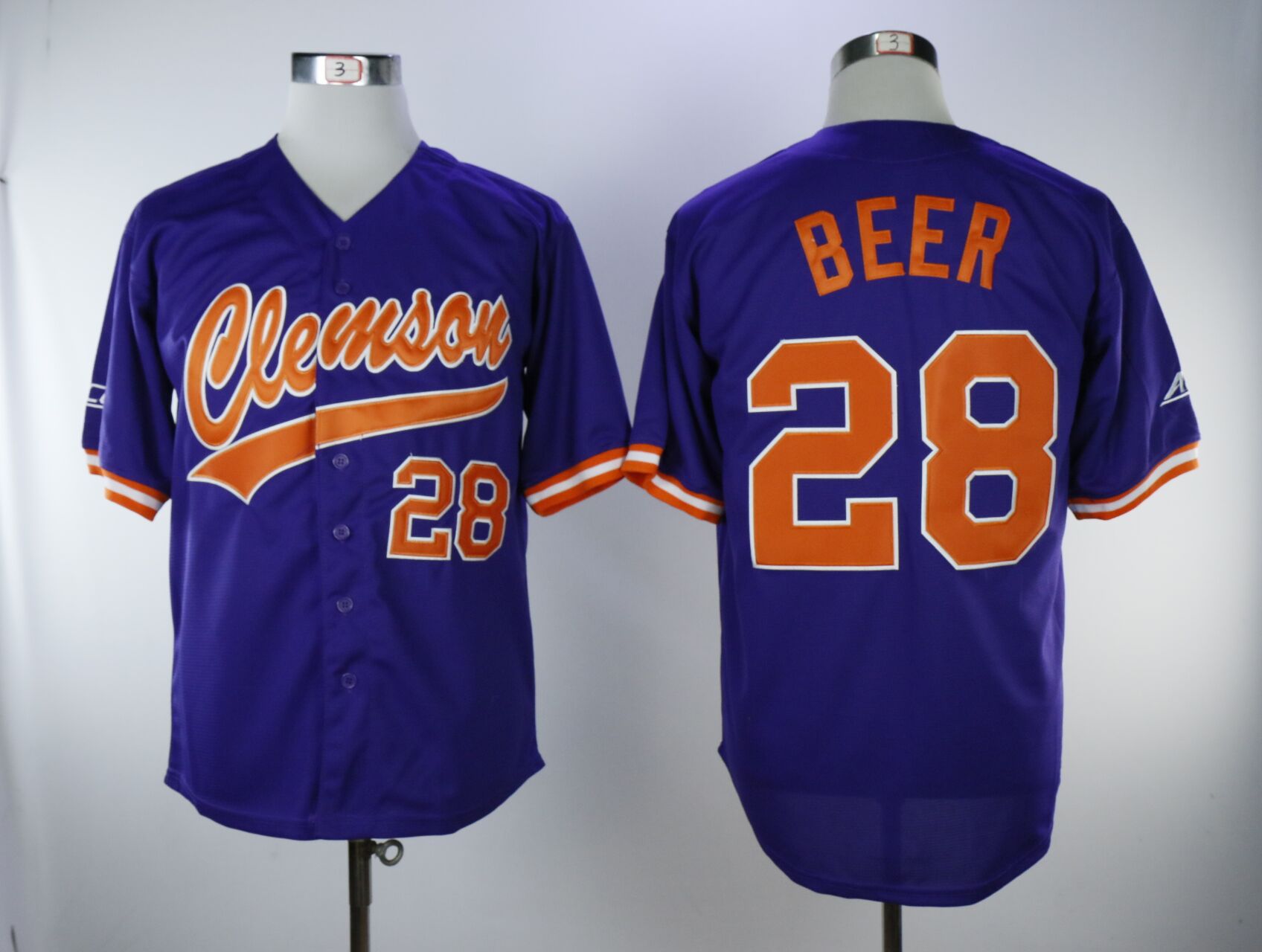 Men Detroit Tigers #28 Beer Purple MLB Jerseys->women mlb jersey->Women Jersey